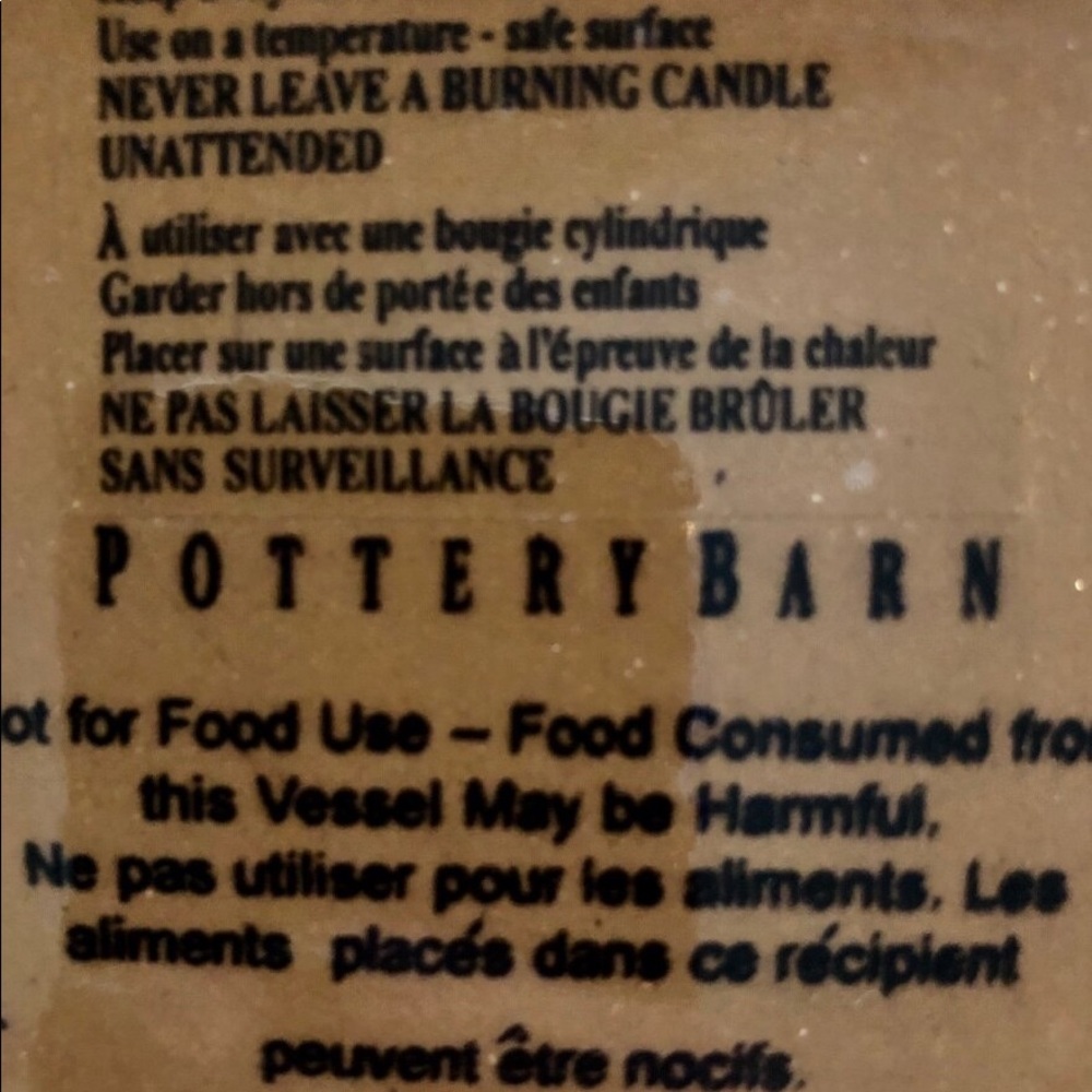 Pottery Barn Spicy Mustard Vase & Candle Trays New - Picture 2 of 2